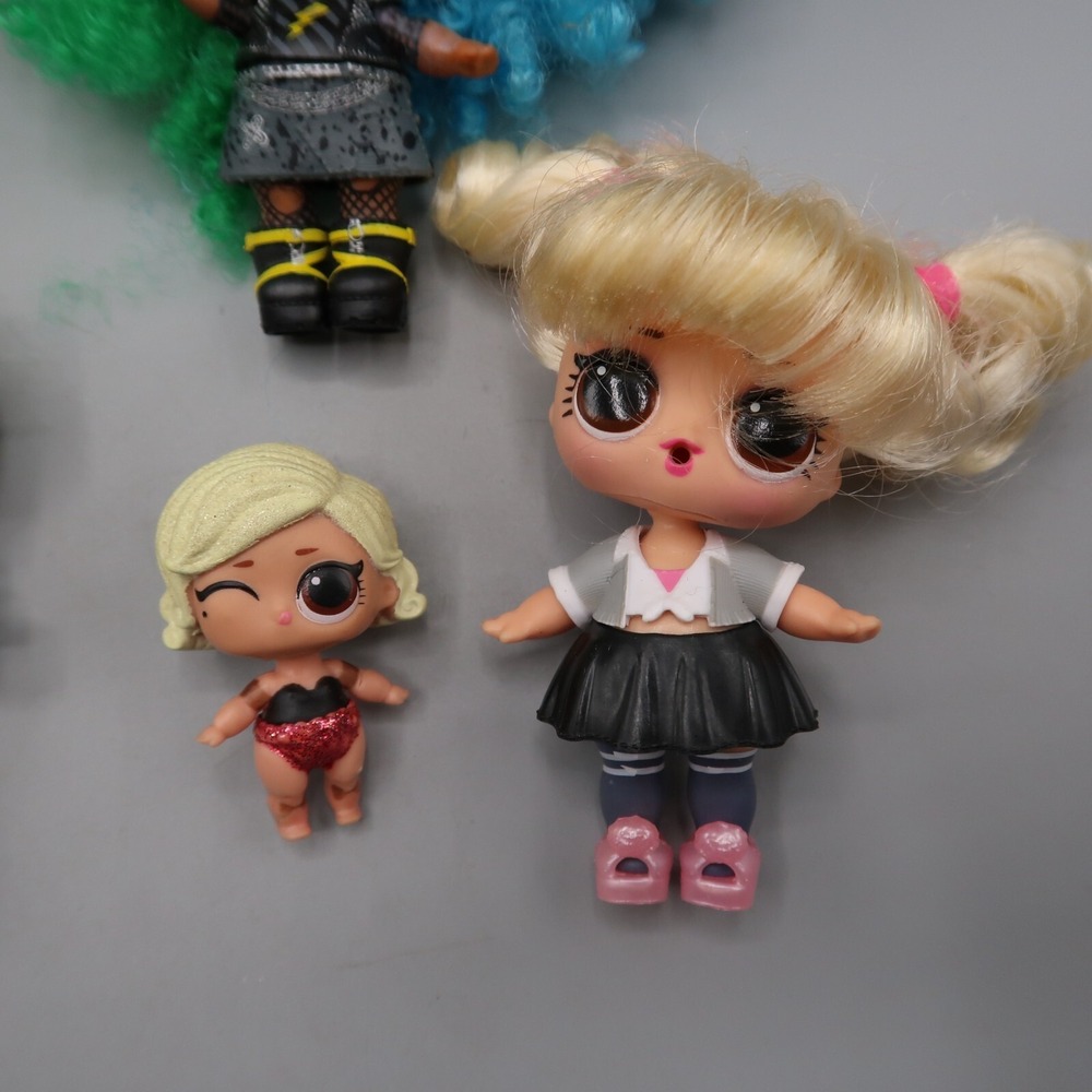 LOL Surprise Remix Hair Flip Rebel 3 in Doll Mix Lot of 9 - Picture 2 of 8